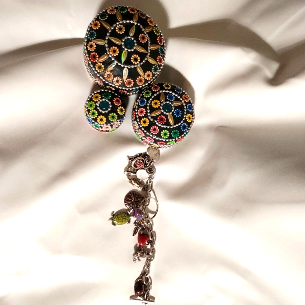 Sterling 925 Turtle Ring and Charm Bracelet